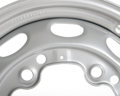 Porsche Drum Brake Wheel 16''x3.25'' - PRE 356A | 1950-1965 356-68-021-SIL