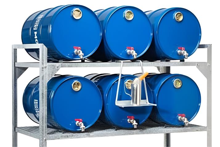 Oil Drum Racking Porsche Drum Rack With Oil Drip Pan 7994