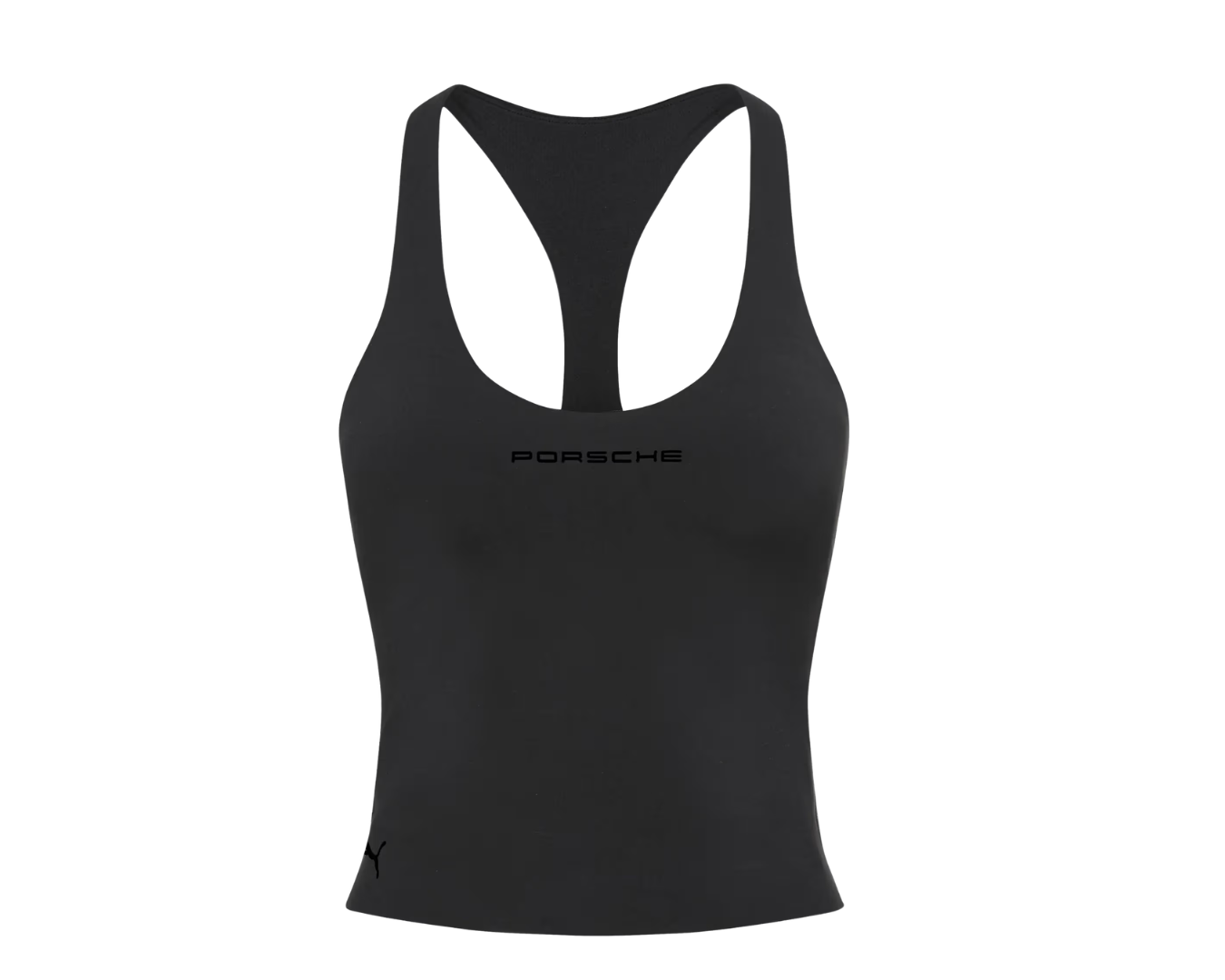 Porsche Electric Lifestyle 2-In-1 Womens Sports Tank Top - Black