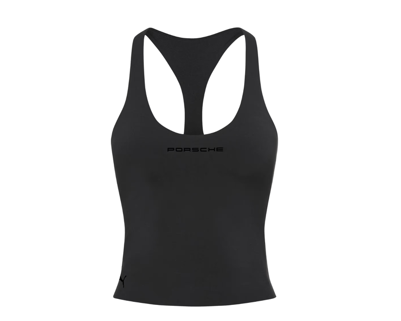 Porsche Electric Lifestyle 2-In-1 Womens Sports Tank Top - Black