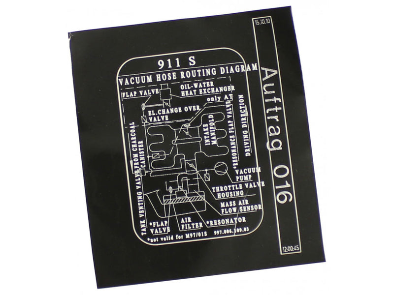 Porsche Engine Decal - 911 05-08