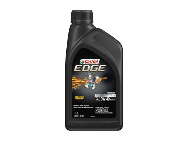 Porsche Engine Oil - Castrol Edge A3/B4 - 0W-40 Synthetic 1 Quart , 928/Boxster/Cayman/Cayenne/911/Panamera/924/Macan/968/944/718 Boxster/718 Cayman/918 Spyder | 1984-2019 15D1D8