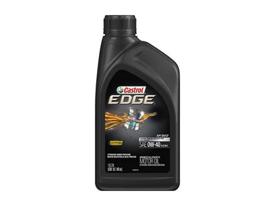 Porsche Engine Oil - Castrol Edge A3/B4 - 0W-40 Synthetic 1 Quart , 928/Boxster/Cayman/Cayenne/911/Panamera/924/Macan/968/944/718 Boxster/718 Cayman/918 Spyder | 1984-2019 15D1D8