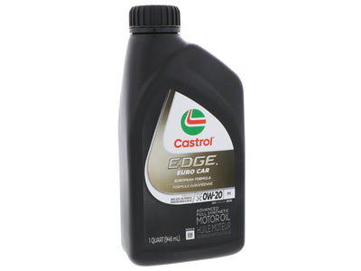Porsche Engine Oil - Castrol Edge Euro Car - 0W-20 M Synthetic 1 Quart , Panamera/Cayenne/Macan | 2017-2025 16107F