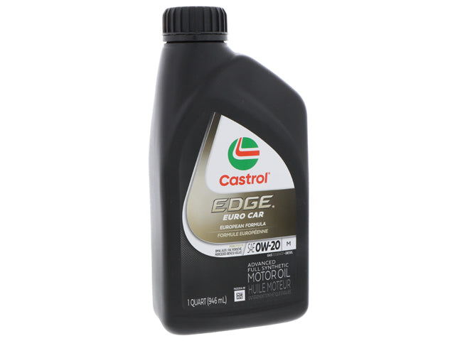 Porsche Engine Oil - Castrol Edge Euro Car - 0W-20 M Synthetic 1 Quart , Panamera/Cayenne/Macan | 2017-2025 16107F