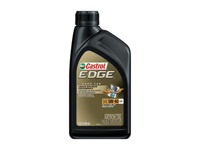 Porsche Engine Oil - Castrol Edge Euro Car A3/B4 - 5W-40 Synthetic 1 Quart , 928/Boxster/Cayman/Cayenne/911/Panamera/924/Macan/968/944/718 Boxster/718 Cayman/918 Spyder | 1984-2019 15D932