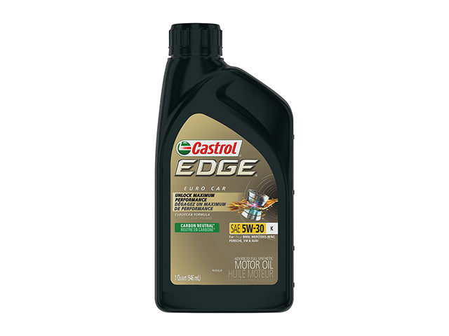 Porsche Engine Oil - Castrol Edge Euro Car K - 5W-30 Synthetic 1 Quart , Cayenne/Panamera/Macan | 2004-2025 15E892