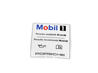 Porsche Engine Oil Sticker - Boxster/Cayman/911/Cayenne/Panamera 97-23 7PP-010-786-T