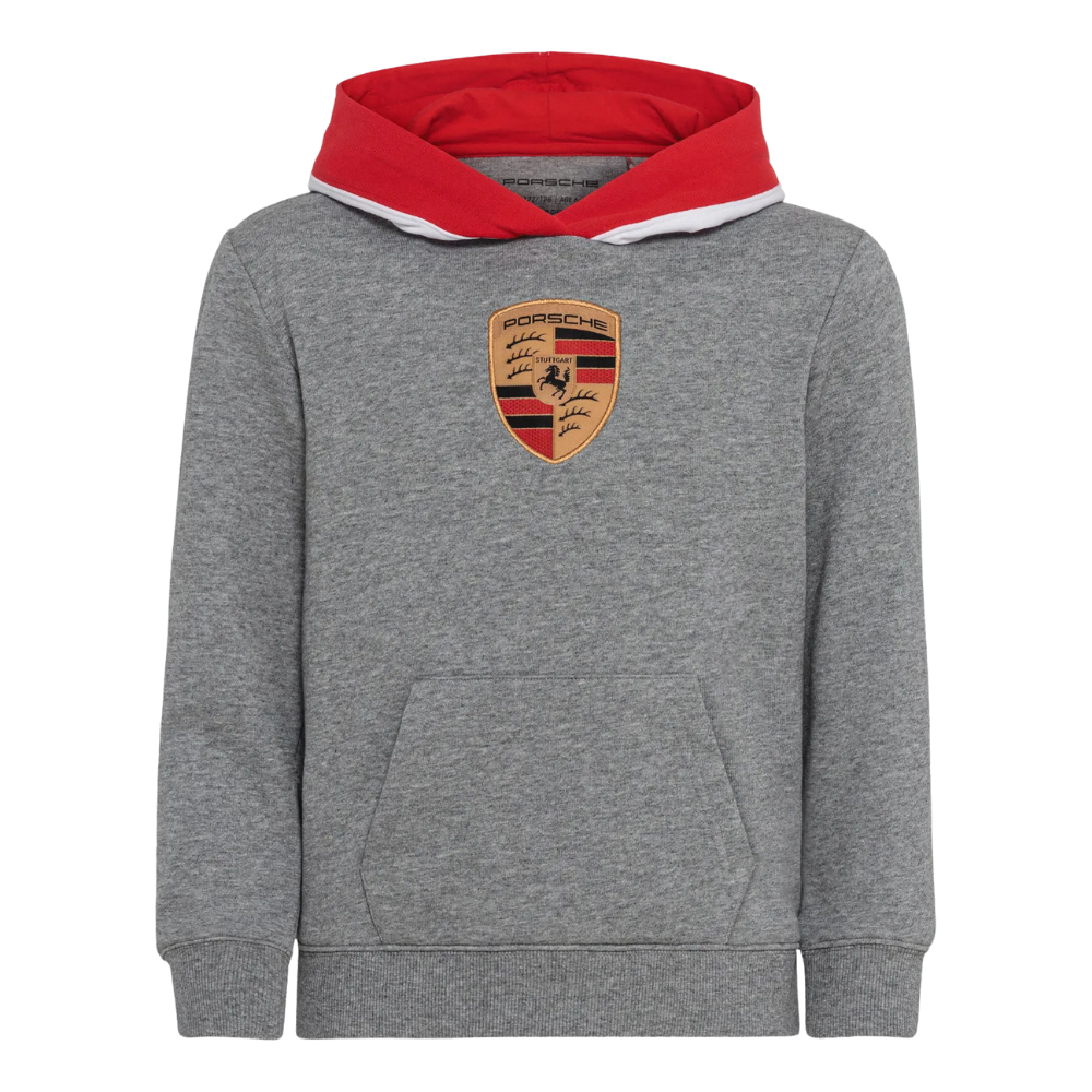 Porsche Essential Collection Kids Grey Hoodie