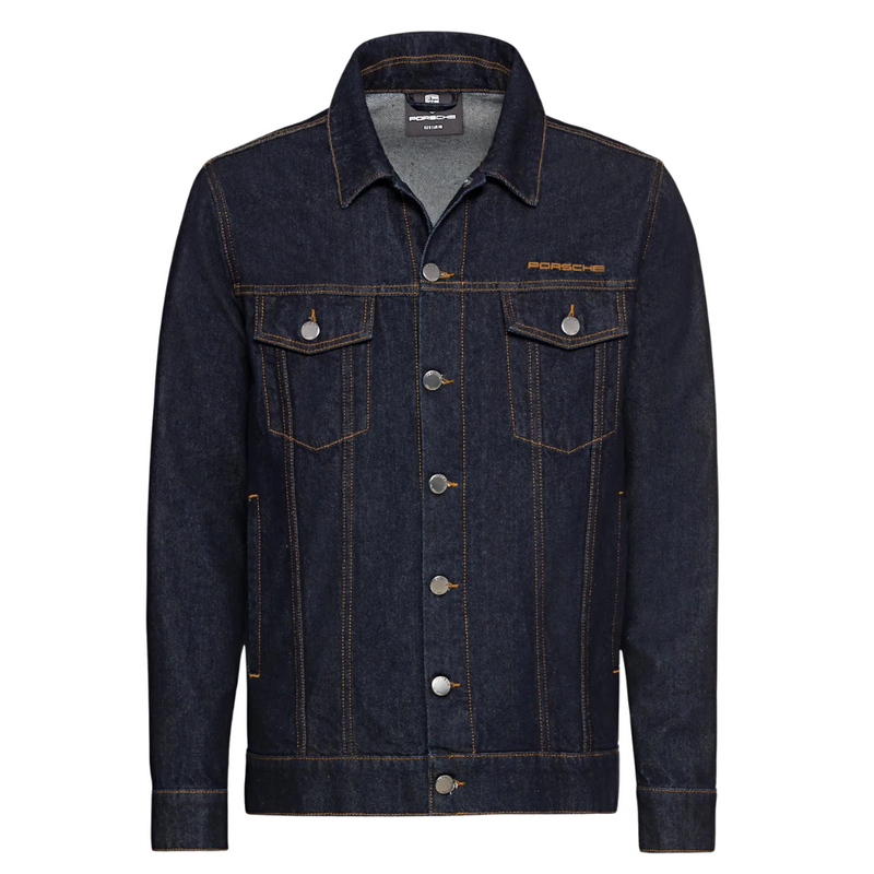 Porsche Essential Collection Mens Blue Denim Jacket