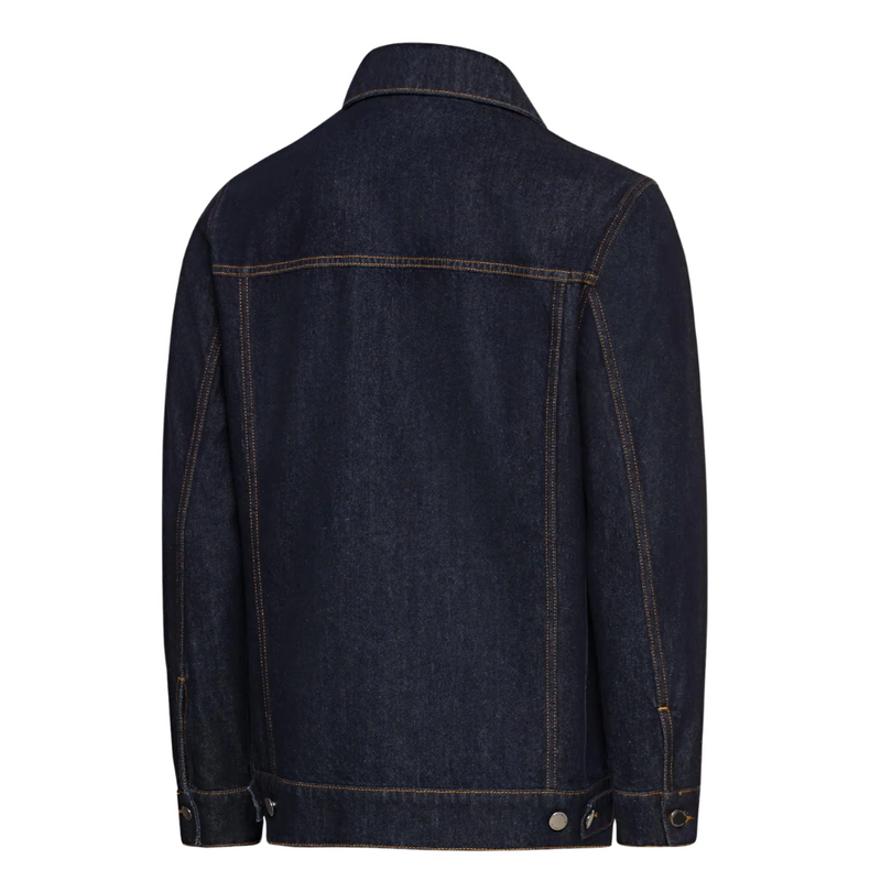 Porsche Essential Collection Mens Blue Denim Jacket