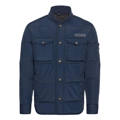 Porsche Essential Collection Mens Blue Quilted Jacket