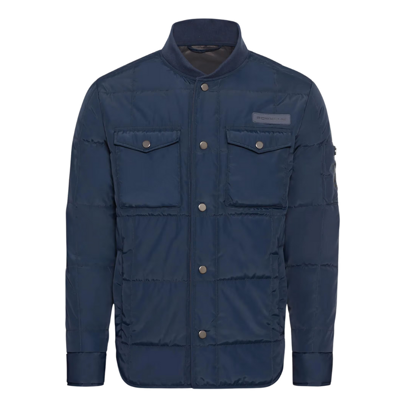 Porsche Essential Collection Mens Blue Quilted Jacket