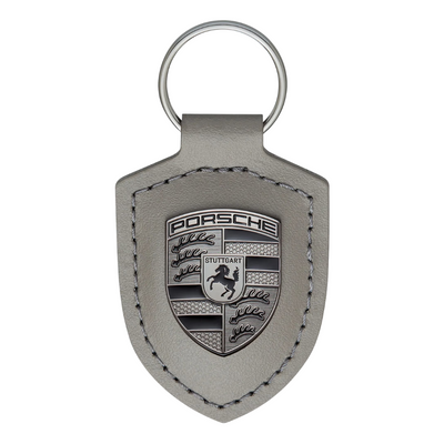 Porsche Essential Crest Keyring - Turbonite