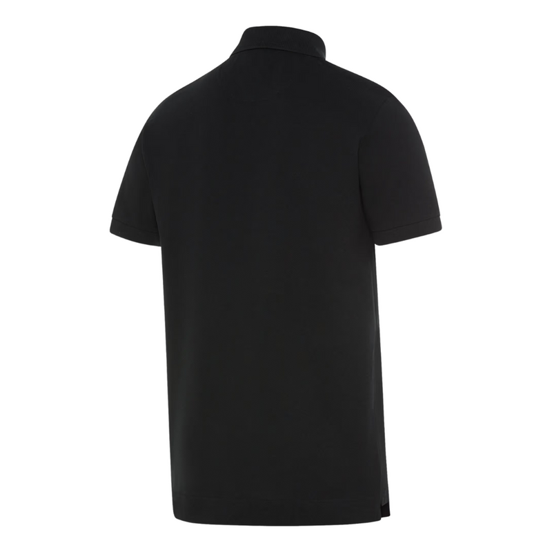 Porsche Essential Crest Mens Black Polo Shirt