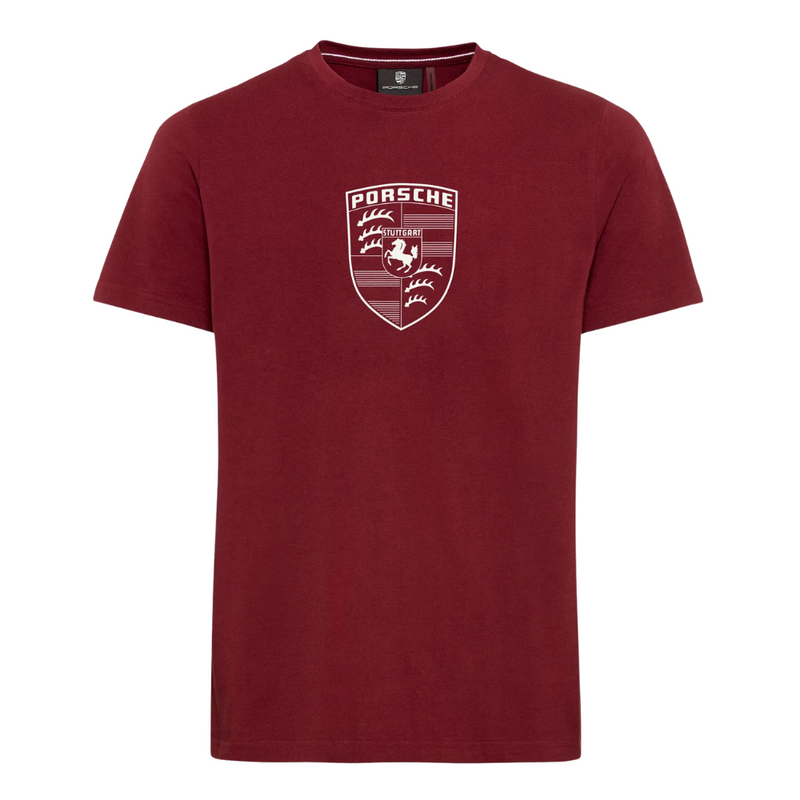 Porsche Essential Crest Mens Red T-Shirt