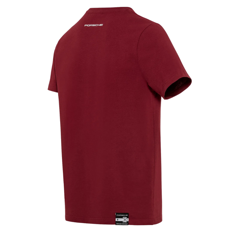 Porsche Essential Crest Mens Red T-Shirt