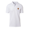 Porsche Essential Crest Mens White Polo Shirt