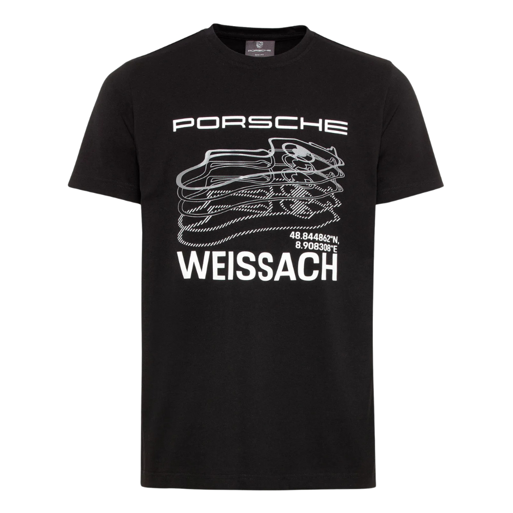 Porsche Essential Mens Black T-Shirt