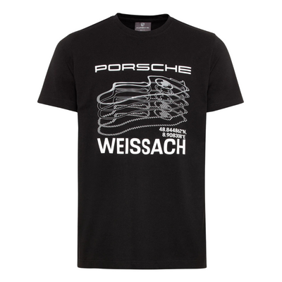 Porsche Essential Mens Black T-Shirt