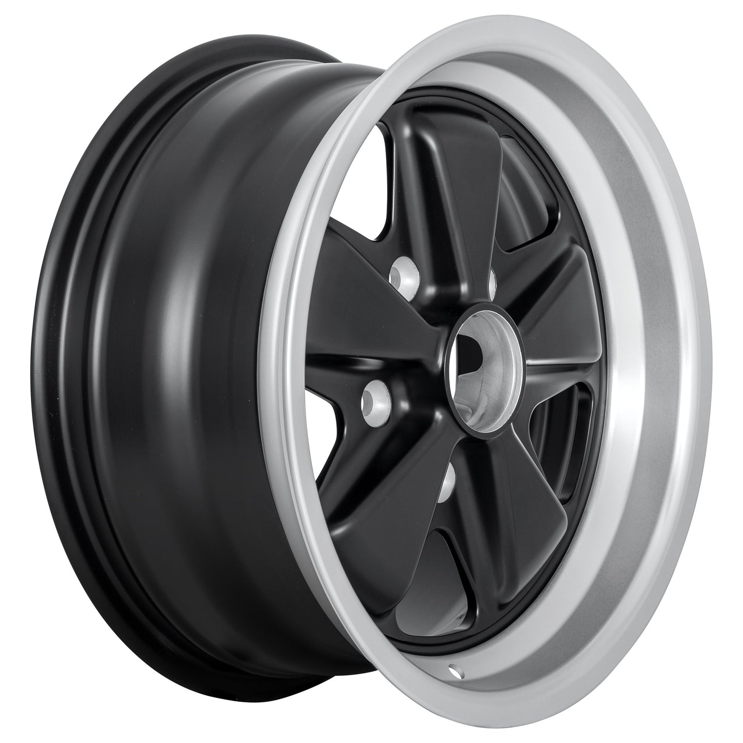 Porsche Evolution Fuchs Wheel Black 15x7 - 911/912E/930 FE150701302371B