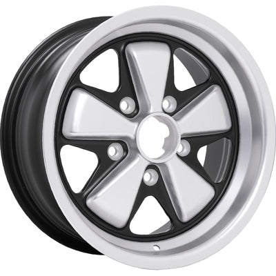 Porsche Evolution Fuchs Wheel Silver 15x7 - 911/912E/930 FE150701302371S