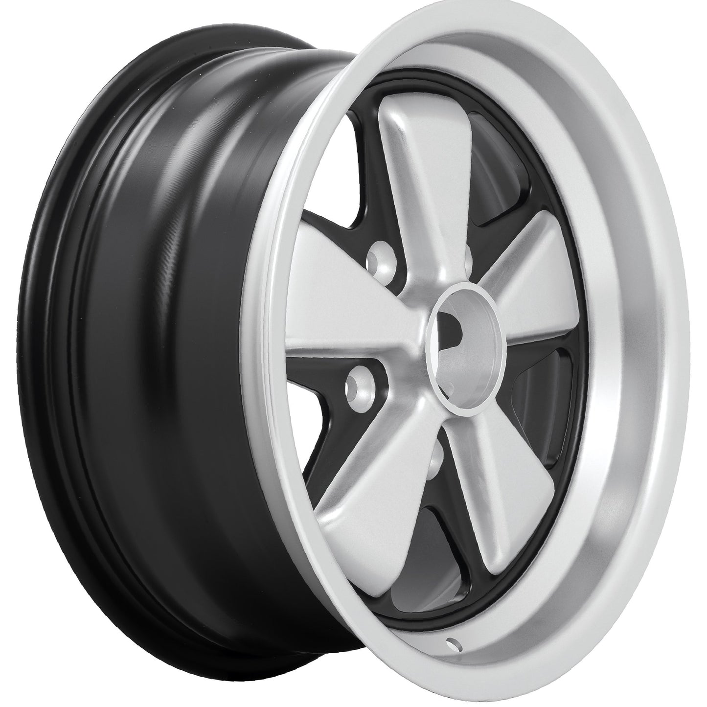 Porsche Evolution Fuchs Wheel Silver 15x7 - 911/912E/930 FE150701302371S