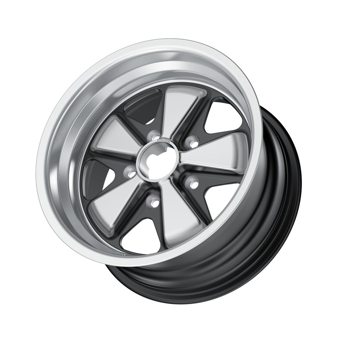 Porsche Evolution Fuchs Wheel Silver 15x8 - 911/912E/930 FE150801301071S