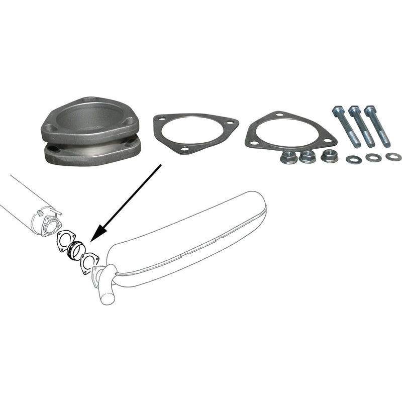 Porsche Exhaust Adaptor Kit - 911 73-89 1620650200
