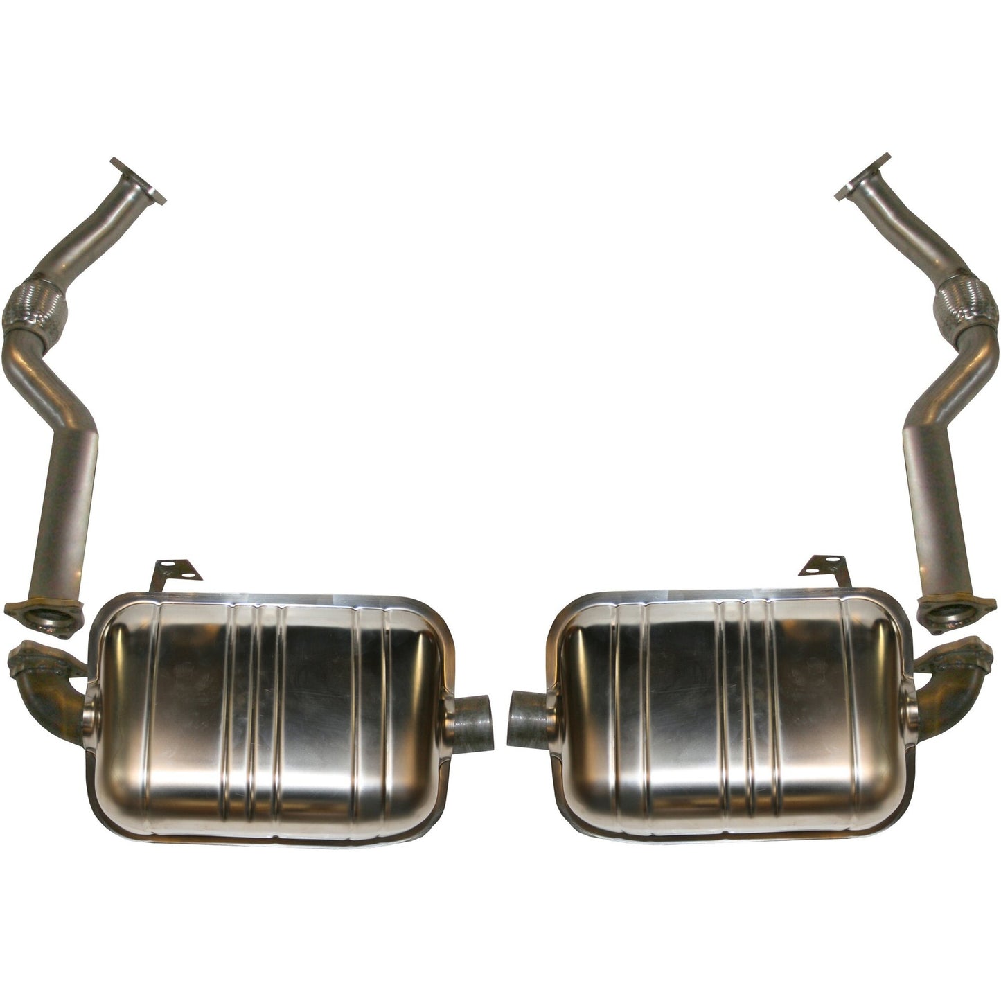 Porsche Exhaust Set - Sport - Rear - Boxster 987/Cayman 987C 04-09