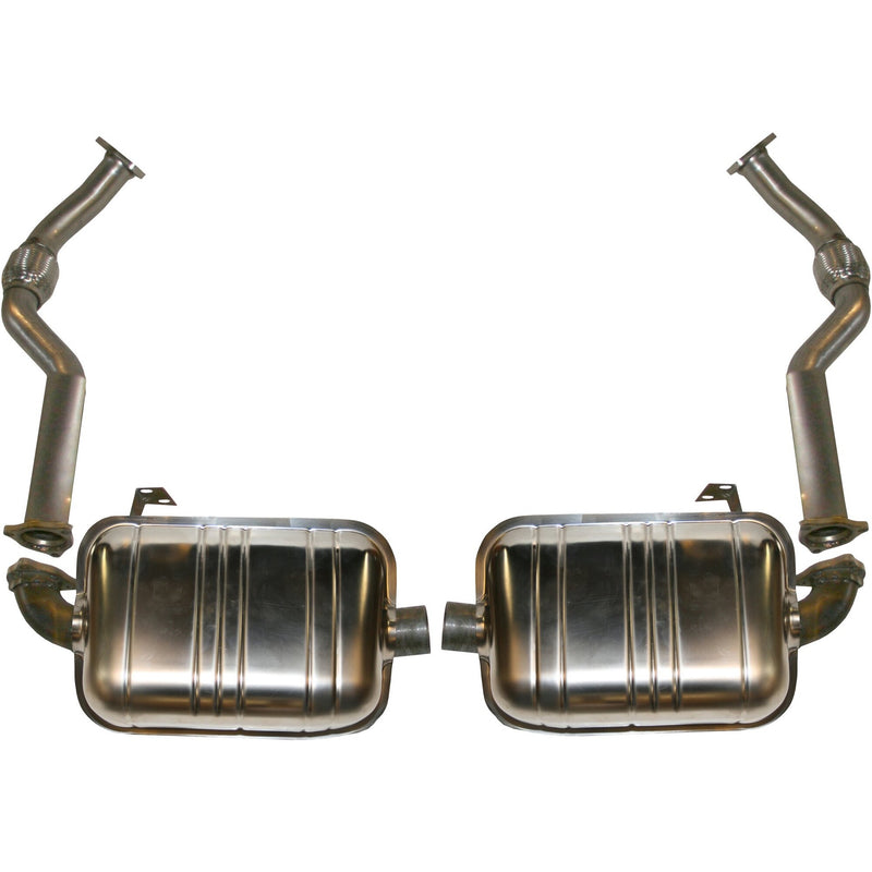 Porsche Exhaust Set - Sport - Rear - Boxster 987/Cayman 987C 04-09