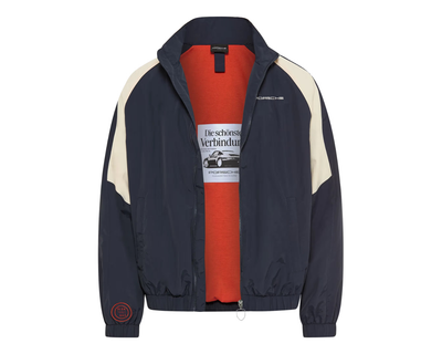 Porsche Fan Community Retro Unisex Blouson Jacket - Dark Blue