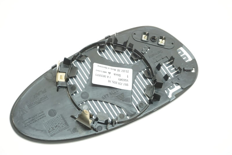 Porsche Flat Door Mirror Glass Left - 911/Boxster/Cayman 05-08 997-731-035-10