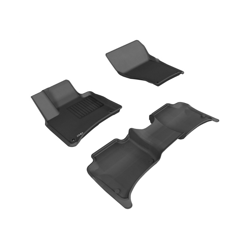 Porsche Floor Mat Set Black - Cayenne 11-18 L1PO01001509