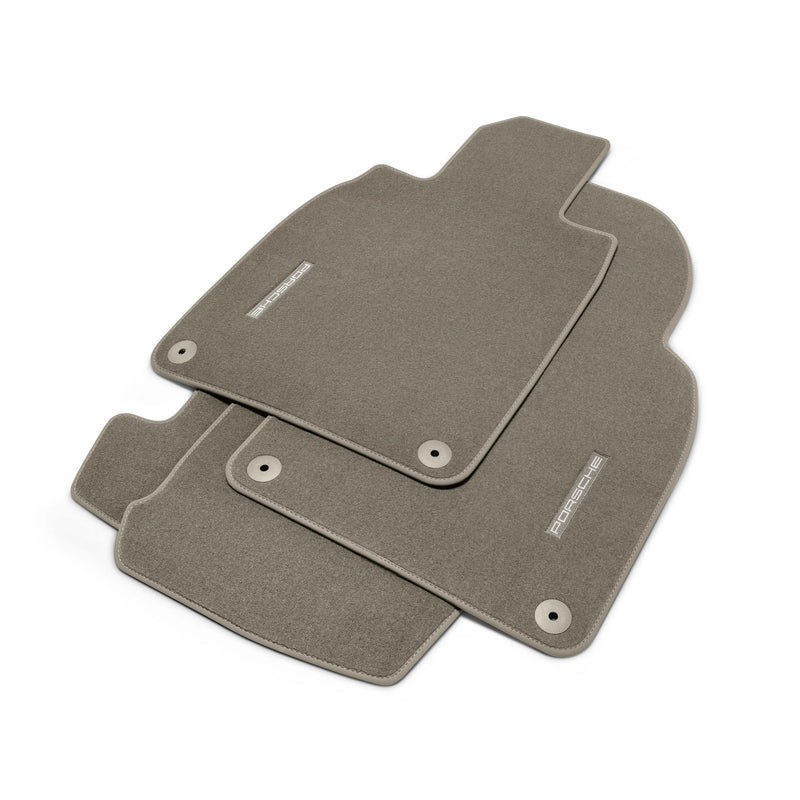 Porsche Floor Mats - Agate Grey - 99155161310C75 - 991 12-18 99155161310C75