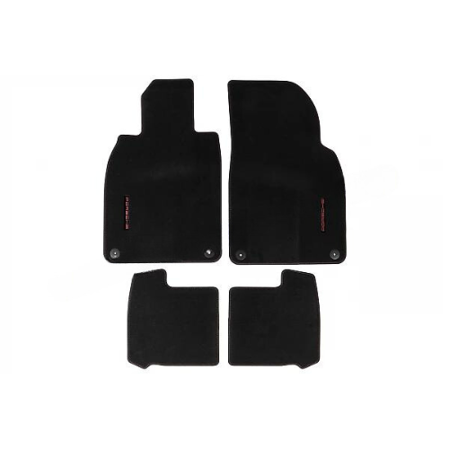 Porsche Floor Mats - Black Carrera Red - 99155161302SMC - 911 2012-2016 99155161302SMC
