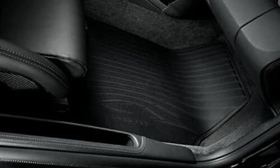 Porsche Floor Mats Black - Set of 2 - 98704480093 - 997 05-12 - 987 04-12 98704480093