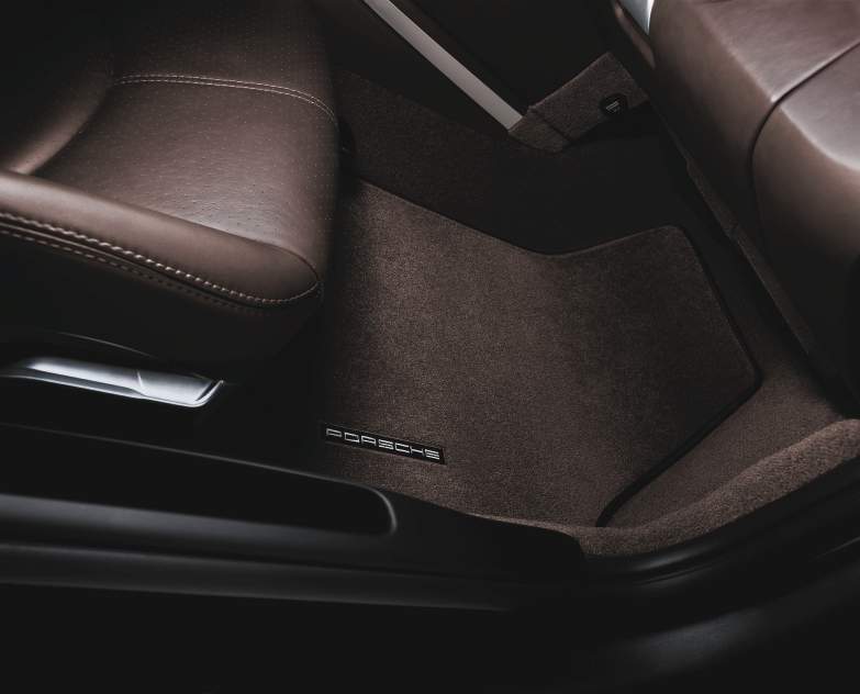 Porsche Floor Mats - Brown/Natural - 98704480108T23 - 997 05-12 - 987 04-12 98704480108T23