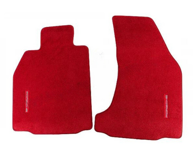 Porsche Floor Mats - Carrera Red - 98704480110N43 - 997 05-12 - 987 04-12 98704480110N43