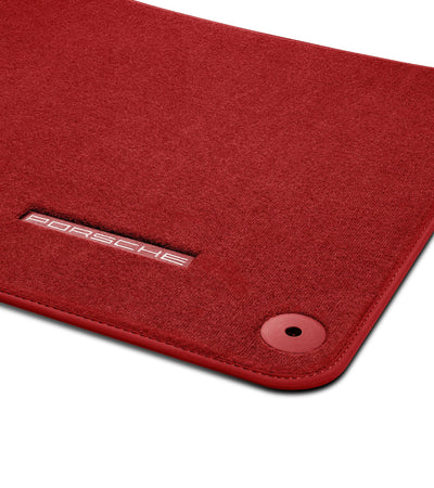 Porsche Floor Mats - Carrera Red - 99155161310N10 - 991 12-18 99155161310N10