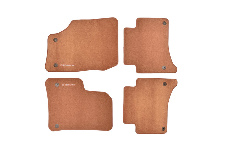 Porsche Floor Mats Chestnut Brown - Cayenne 03-10 955-044-804-73-CT3