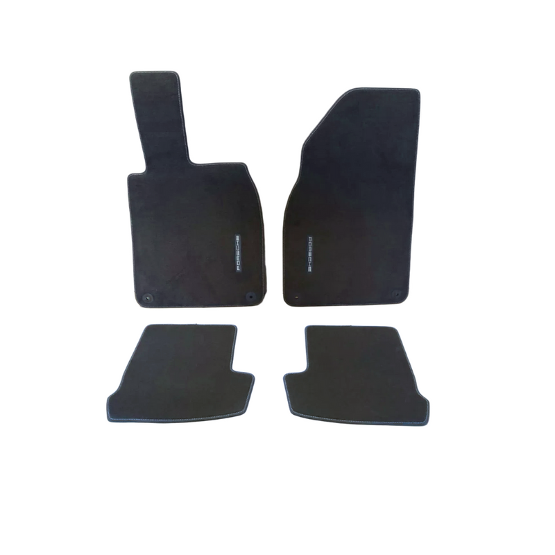 Porsche Floor Mats with Nubuk Surround Agate Grey/Geyser Grey - 99155161302SMA 99155161302-SMA