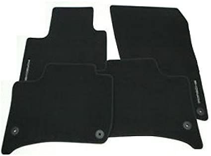 Porsche Floor Mats with Nubuk Surround - Black - 7P5863011DDK4 - E2 11-18 7P5863011DDK4