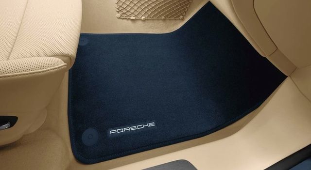 Porsche Floor Mats with Nubuk Surround - Black - 97004480060DK4 - Panamera 97004480060DK4