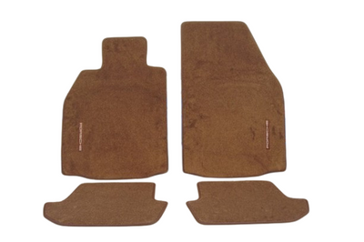Porsche Floor Mats with Nubuk Surround Coupe Cocoa - 99755198408R43 99755198408-R43