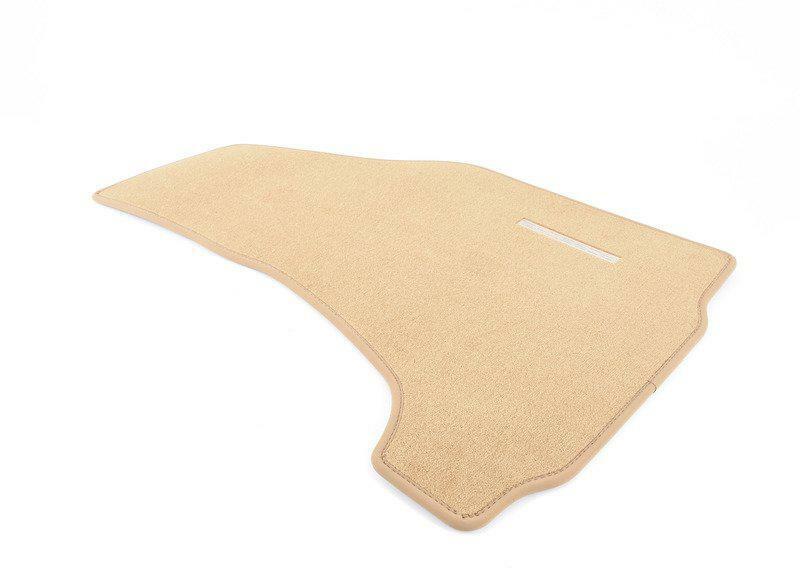 Porsche Floor Mats with Nubuk Surround - Sand Beige - 99704480110T43 - 997 05-12 99704480110T43