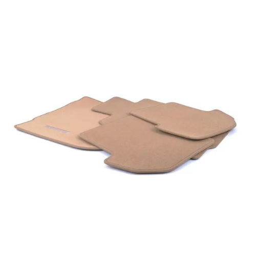 Porsche Floor Mats with Nubuk Surround - Sand Beige - 99704480108T43 - 997 05-12 99704480108T43