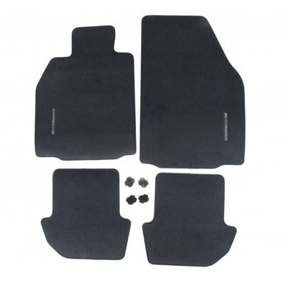 Porsche Floor Mats with Nubuk Surround Sea Blue - 99704480108E23 99704480108-E23