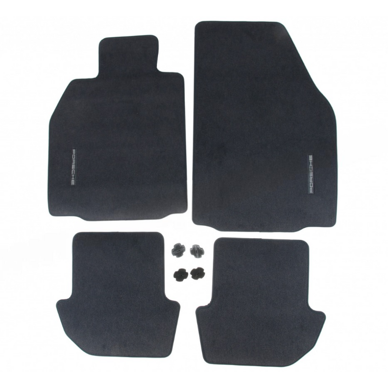 Porsche Floor Mats with Nubuk Surround Sea Blue - 99704480108E23 99704480108-E23