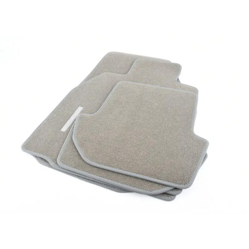 Porsche Floor Mats with Nubuk Surround - Stone Grey - 99704480108B23 - 997 05-12 99704480108B23